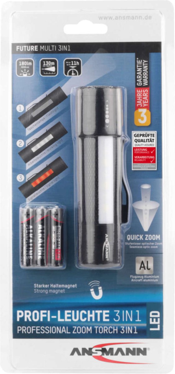 Ansmann fremtidig multi 3in1 LED
