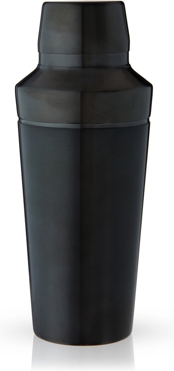 Viski titanium cocktail shaker - rustfrit stål - 550ml - sort