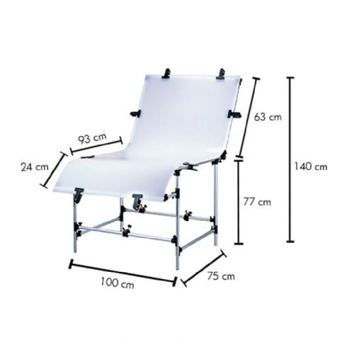 Linkstar optagelsestabel B-1020 100x200 cm