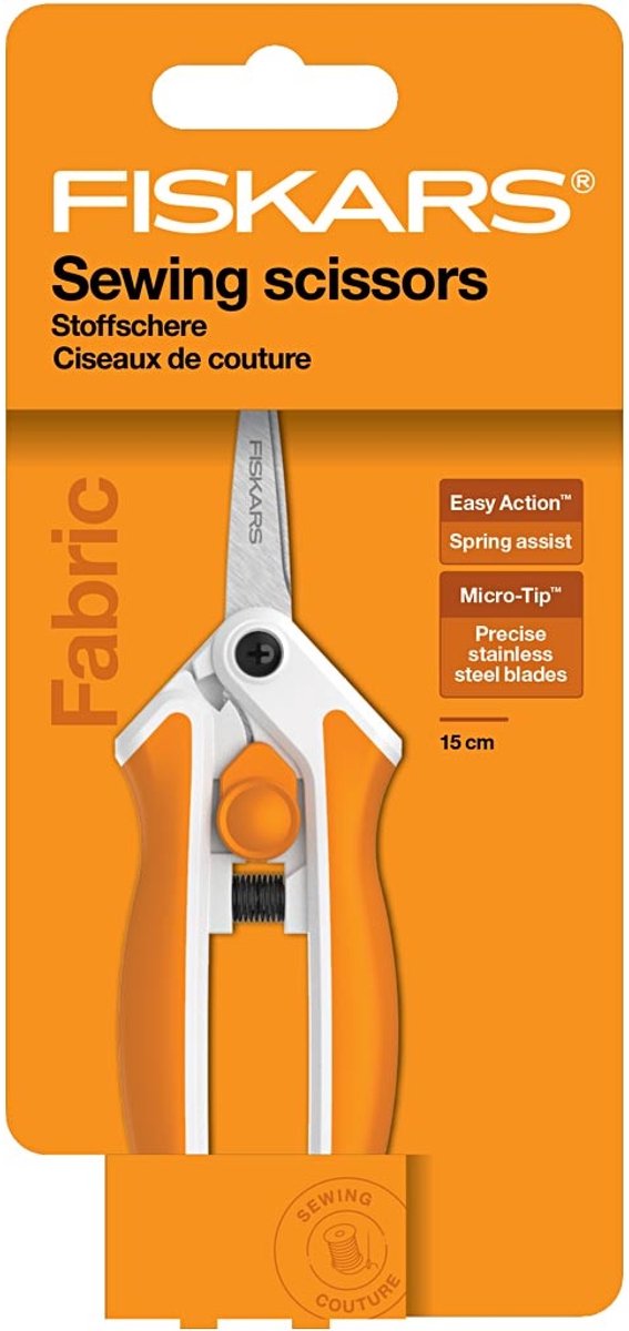 Creativ virksomhed https: www.cchobby.nl fiskars-soft-touch-scissors-l-15-cm-micro-spids-1-piece