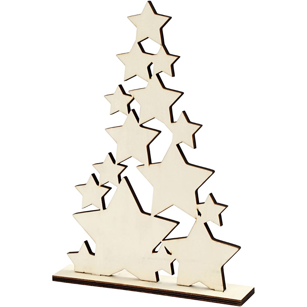 Https: www.cchobby.nl Juletræ-h-29-8-cm-d-4-cm-b-21-5-cm-1-stykke