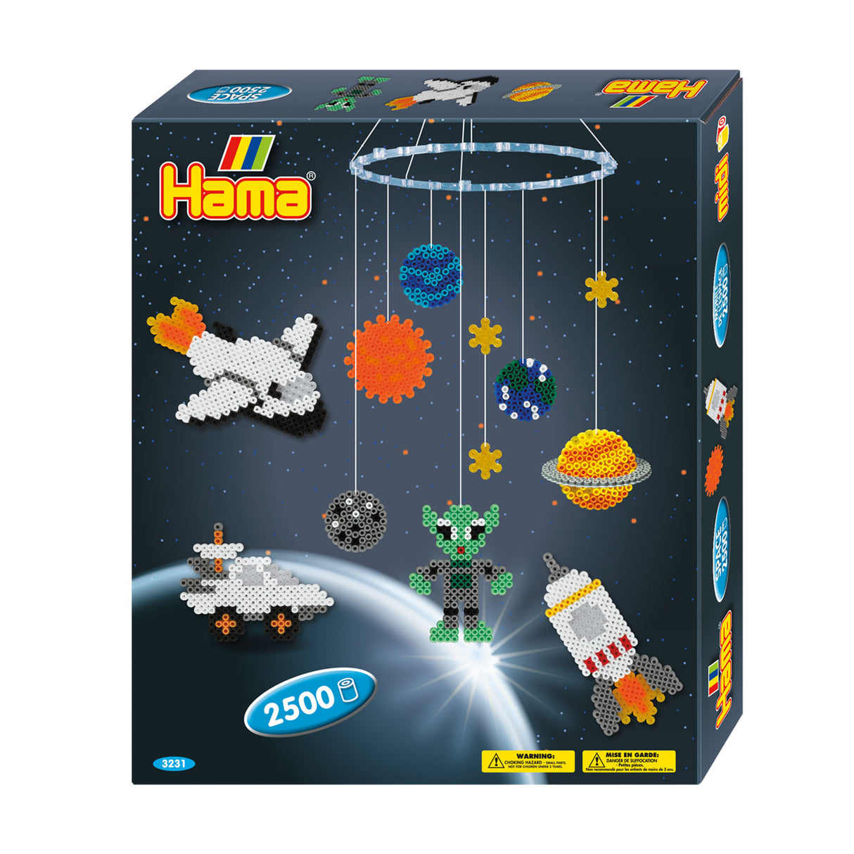 Hama String Bead Set - Space Travel, 2500st.