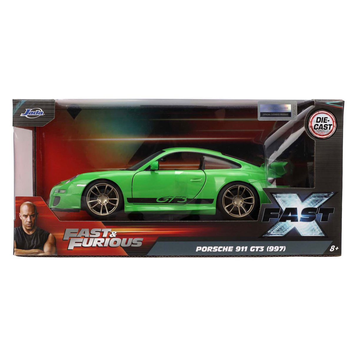 Jada legetøj - fast furious 2007 porsche (f10) 1:24 - 9334919314r00