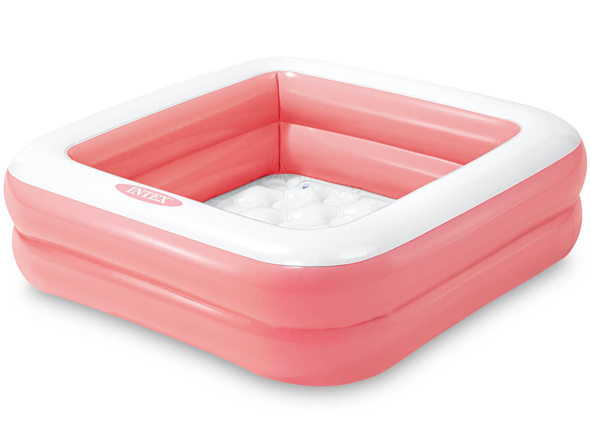 Intex firkantet babypool-blå