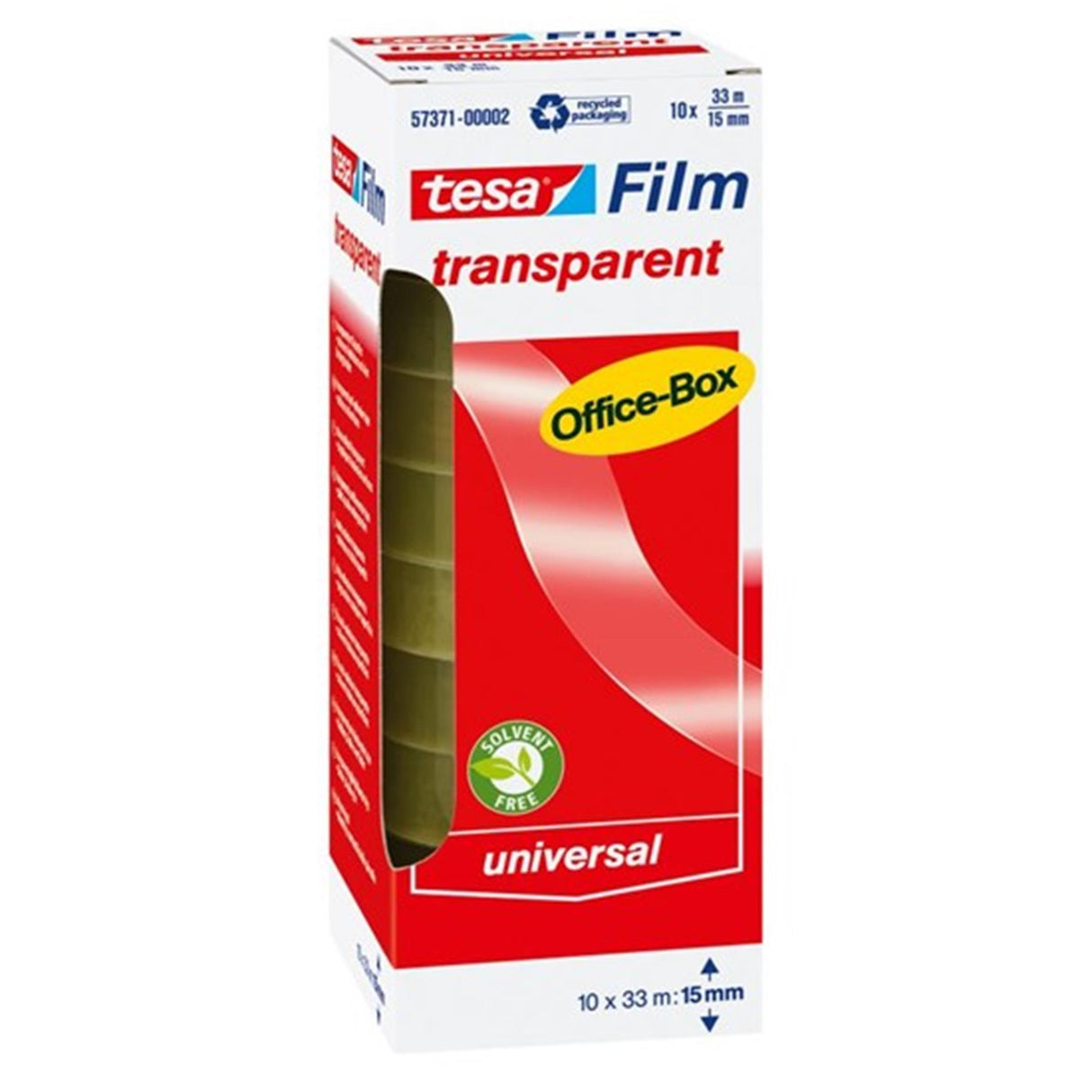 Tesa klæbebånd 33x15 10stk transp