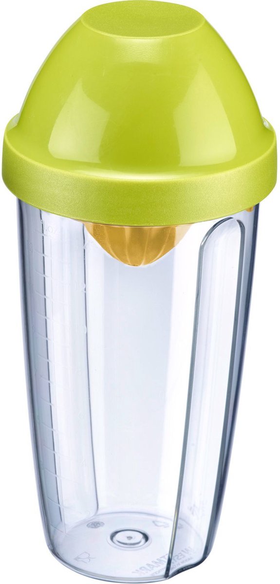 Westmark mixerkopryster med citruspresse og udtagelig blandeskive, kapacitet: 0,5 l, højde: 18,7 cm, plastik, BPA-fri, presse + shake, farve: transparent grøn gul, 30792270