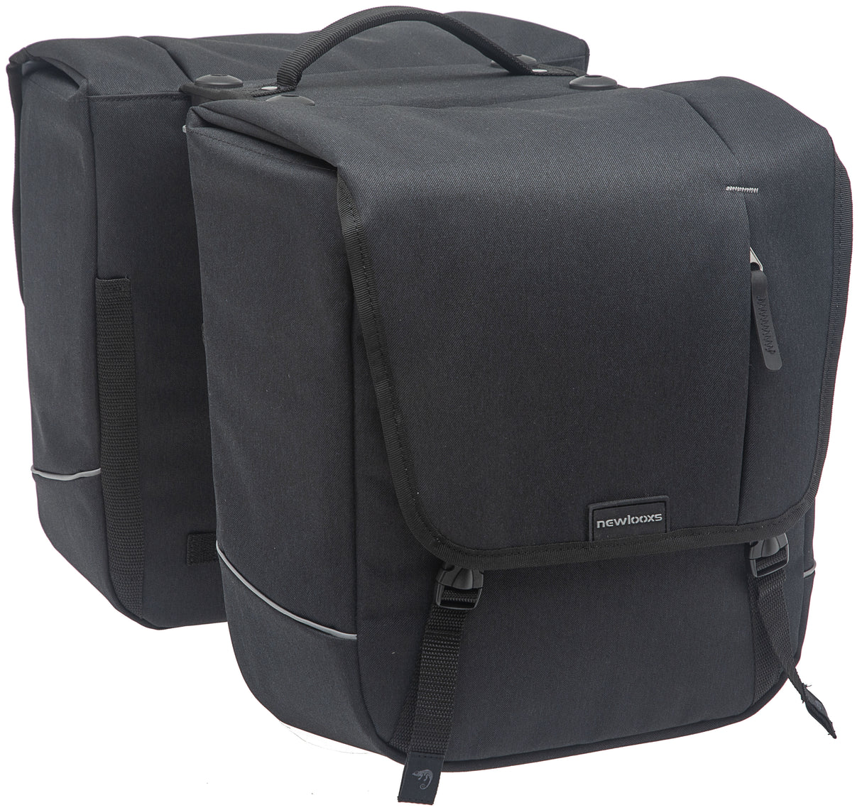 Nova Double - Double Bicycle Bag, Water -Repellent, Black