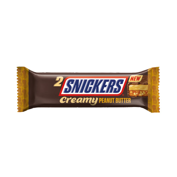Snickers cremet jordnøddesmør enkelt (24x 36,5 gr)