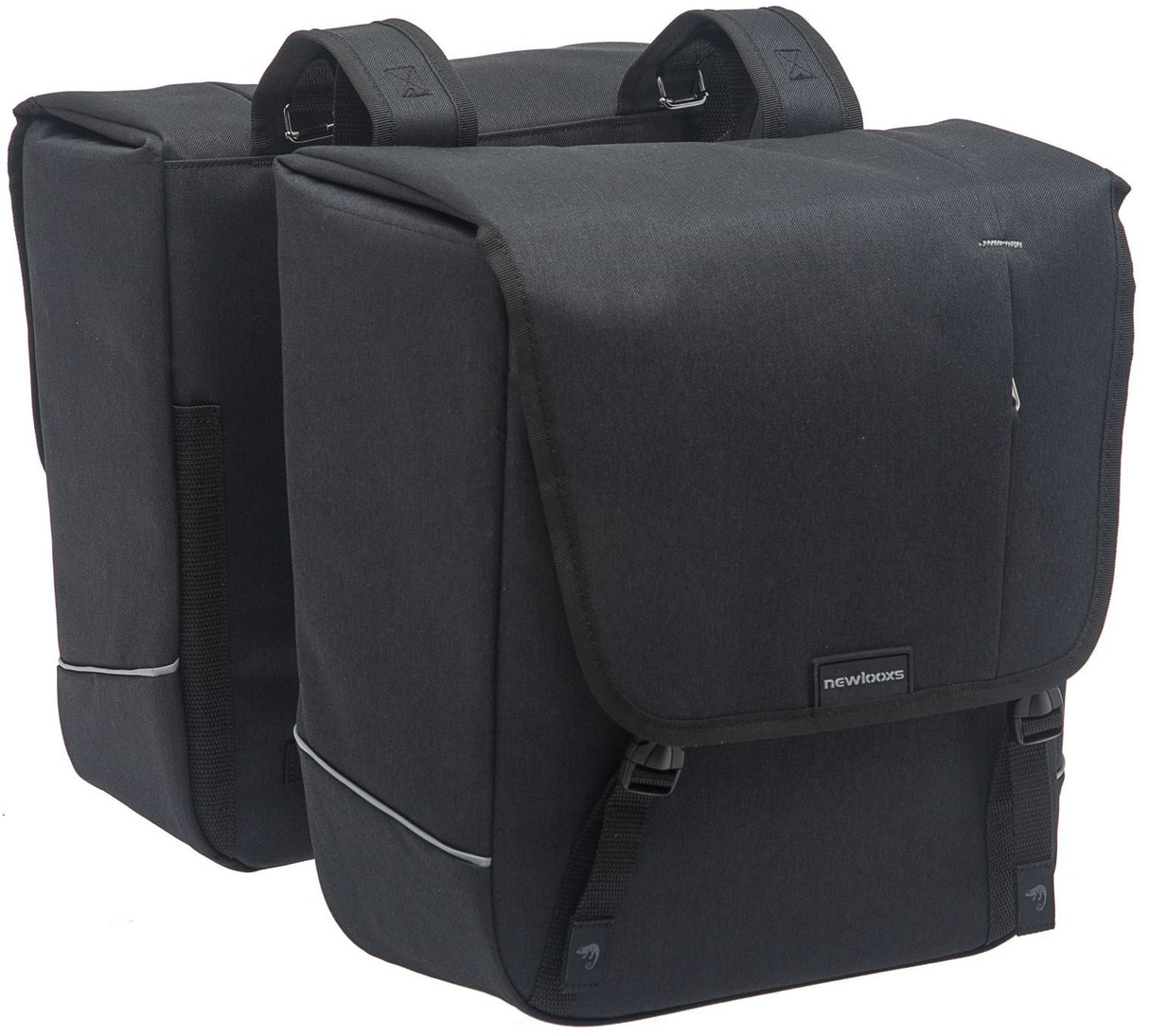 Newlooxs nye Nova dobbeltcykelpose, vand -Retotating, Black