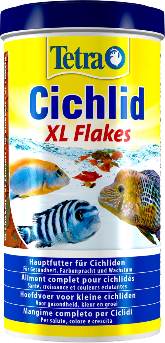 Tetra cichlide xl flager - fiskefoder - 1 l
