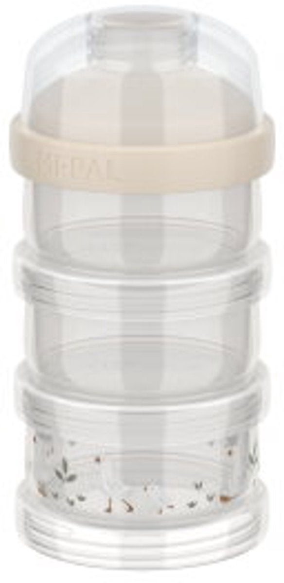 Mepal mio melkpoedertoren 3-delig little dutch - 360 ml - luchtdichte afsluiting met schekdop - multifunctioneel opbergen en doseren - little goose