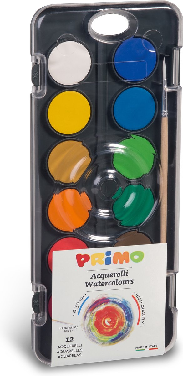 Primo - akvarel - 12 farver