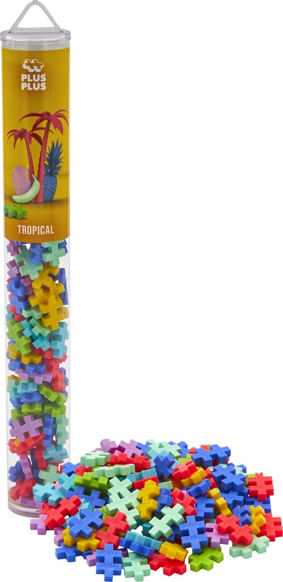Plus plus tube tropical plus-plus: 100 stykker (4264)