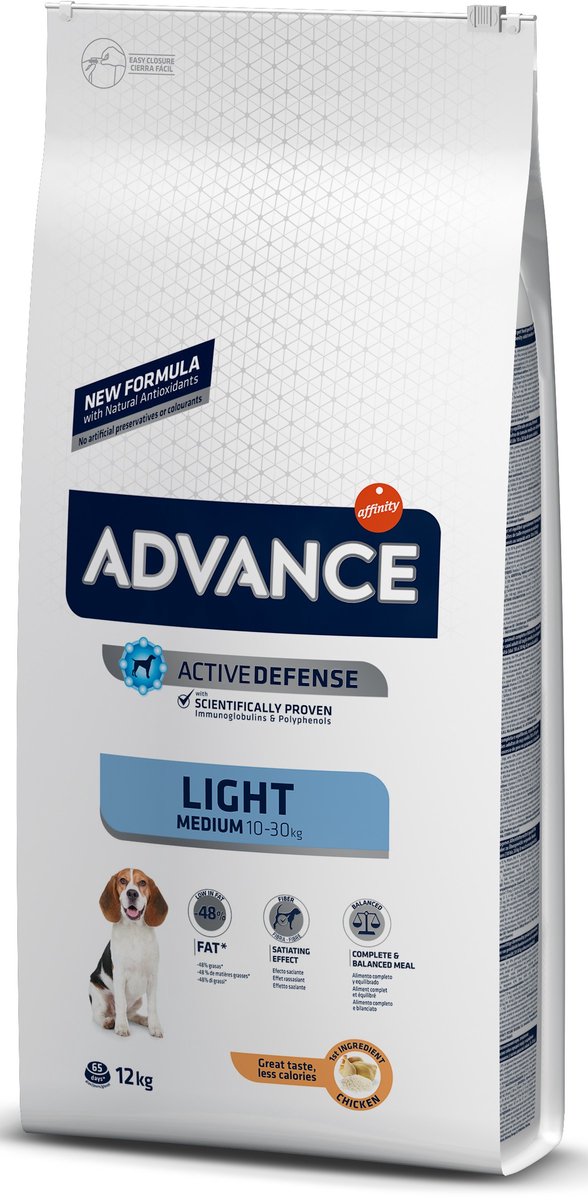 Advance - medium let 12 kg hundefoder