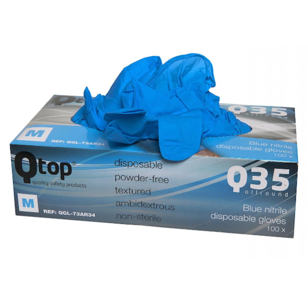 Qtcychectech IQTOP Nitril Glove Dispenser Størrelse XL pr. 100 stykker