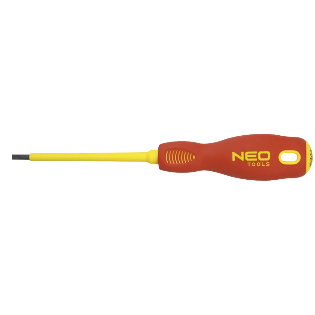 Neo tools flad skruetrækker 2,5x75mm 1000v crmo stål