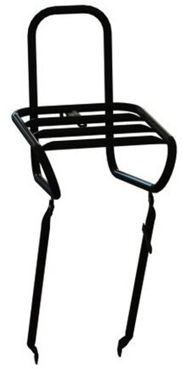 Steco front Carrier glat 25 cm kroonbout mat sort