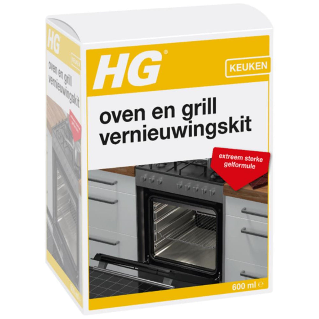 Hg ovn- og grillfornyelsessæt fjerner genstridige klæbende rester