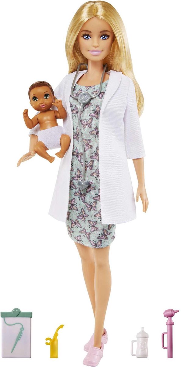 Barbie baby læge legesæt
