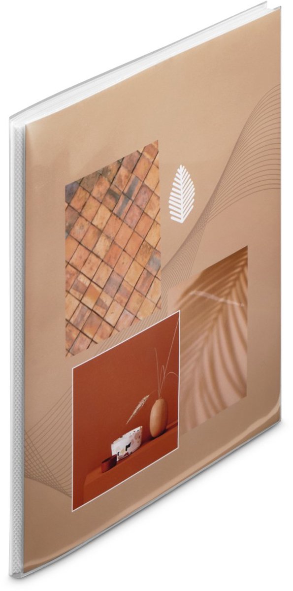 Hama slide-in album - singo ii - 10x15 - 80 sider - terracotta