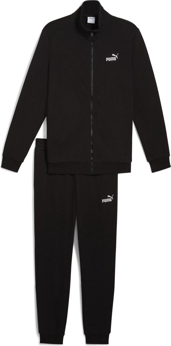 Puma ess sweatsuit tr unisex træningsdragt - sort