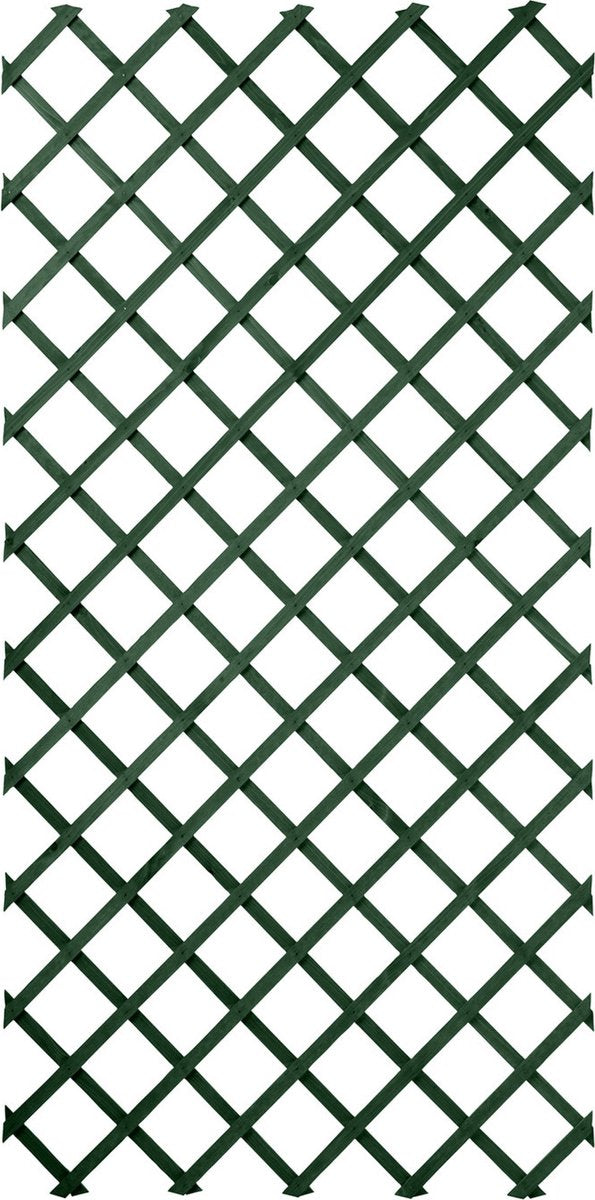Natur - klatrestativ i træ (grøn) - 1 x 2m - fsc