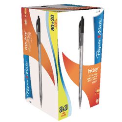 Kuglepen papermate inkjoy sort medium 0,8 mm