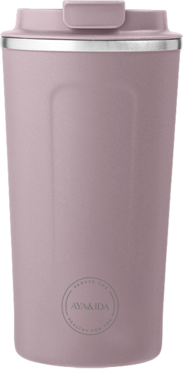 Aya ida aya ida - cup2go - termokandekop - kaffekop - coffee to go - rejsekop - tag med dig - 500ml - lavendel