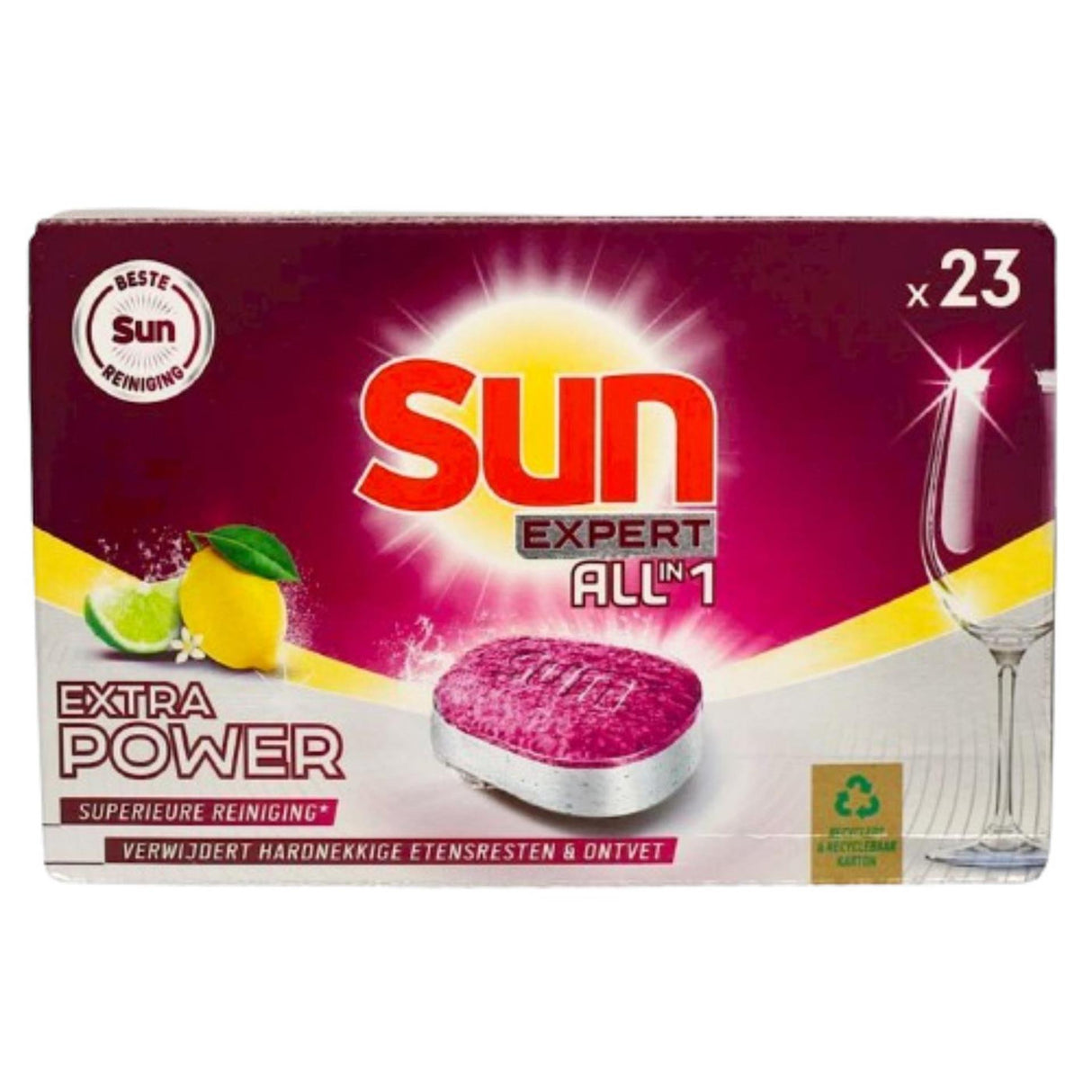 Sol opvaskemaskine tabs power citron 23 stk