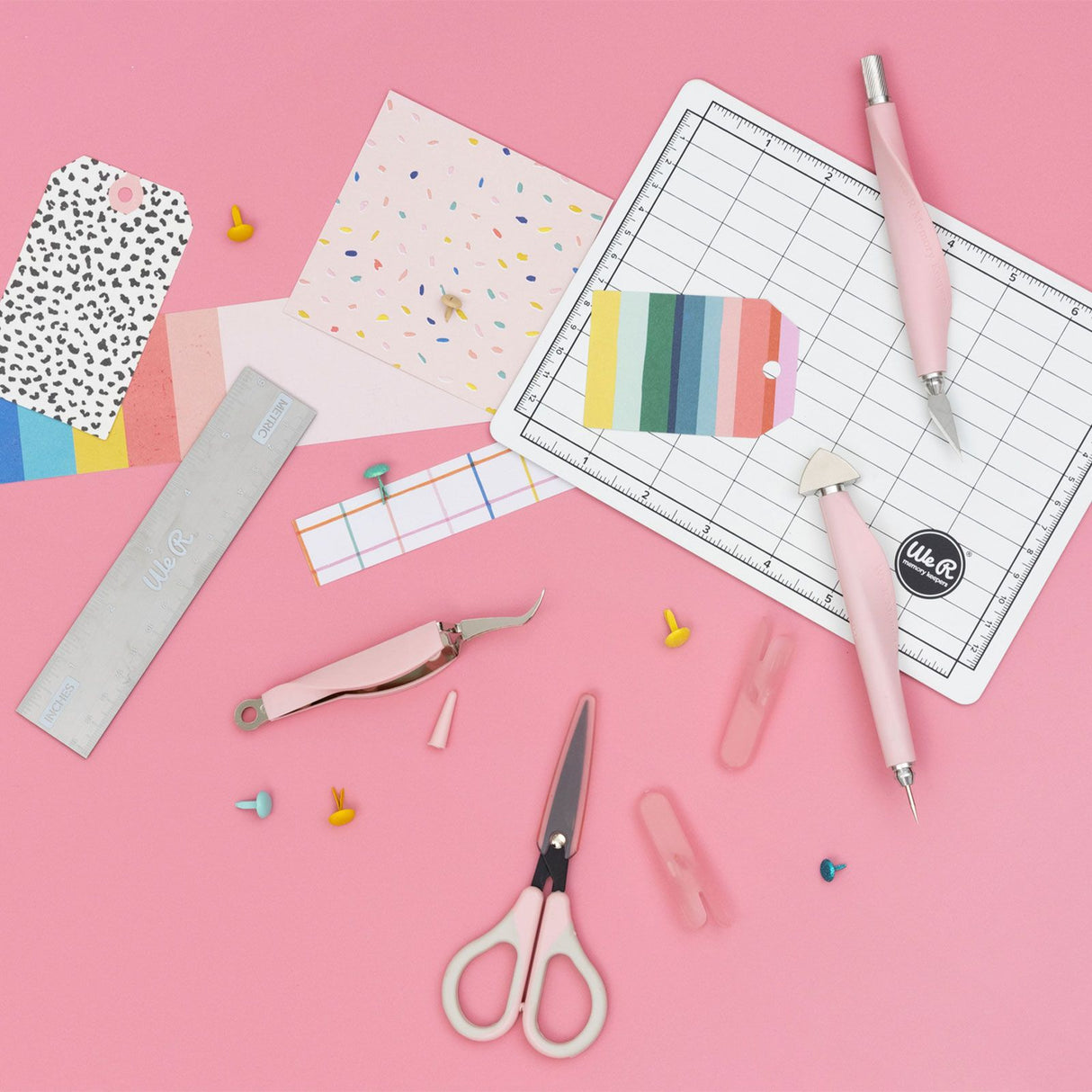 We r makers • miniværktøjssæt pink 6stk
