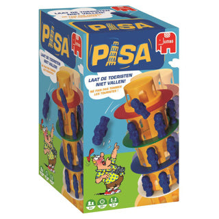 Jumbo Tower of Pisa - actionspil - fra 4 år - 2 til 4 spillere - brætspil for børn - familiespil