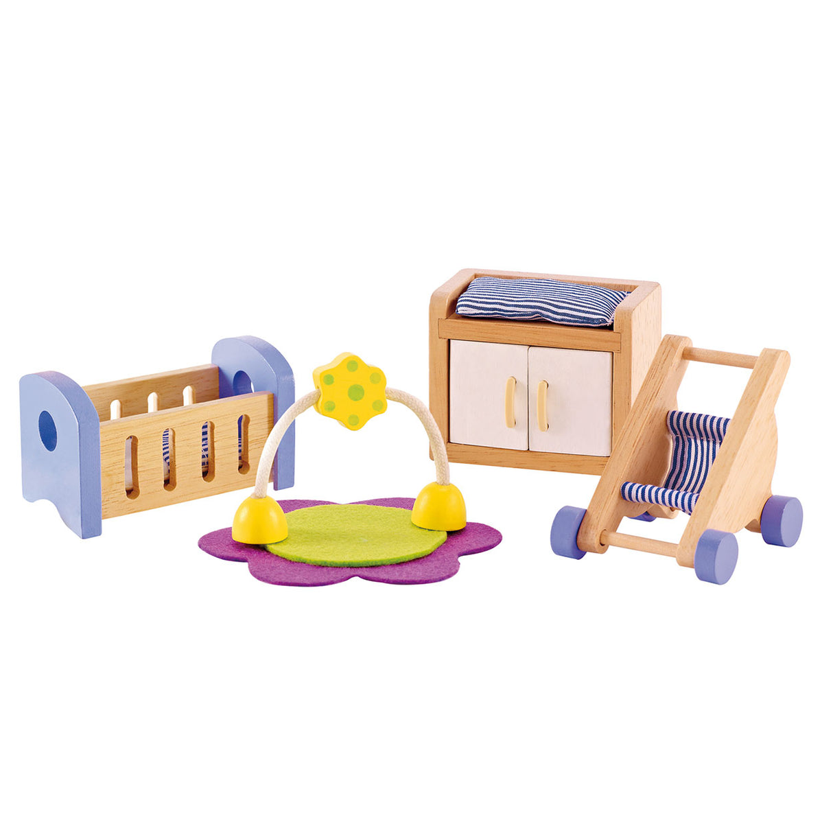 Hape dukkehus babyværelse