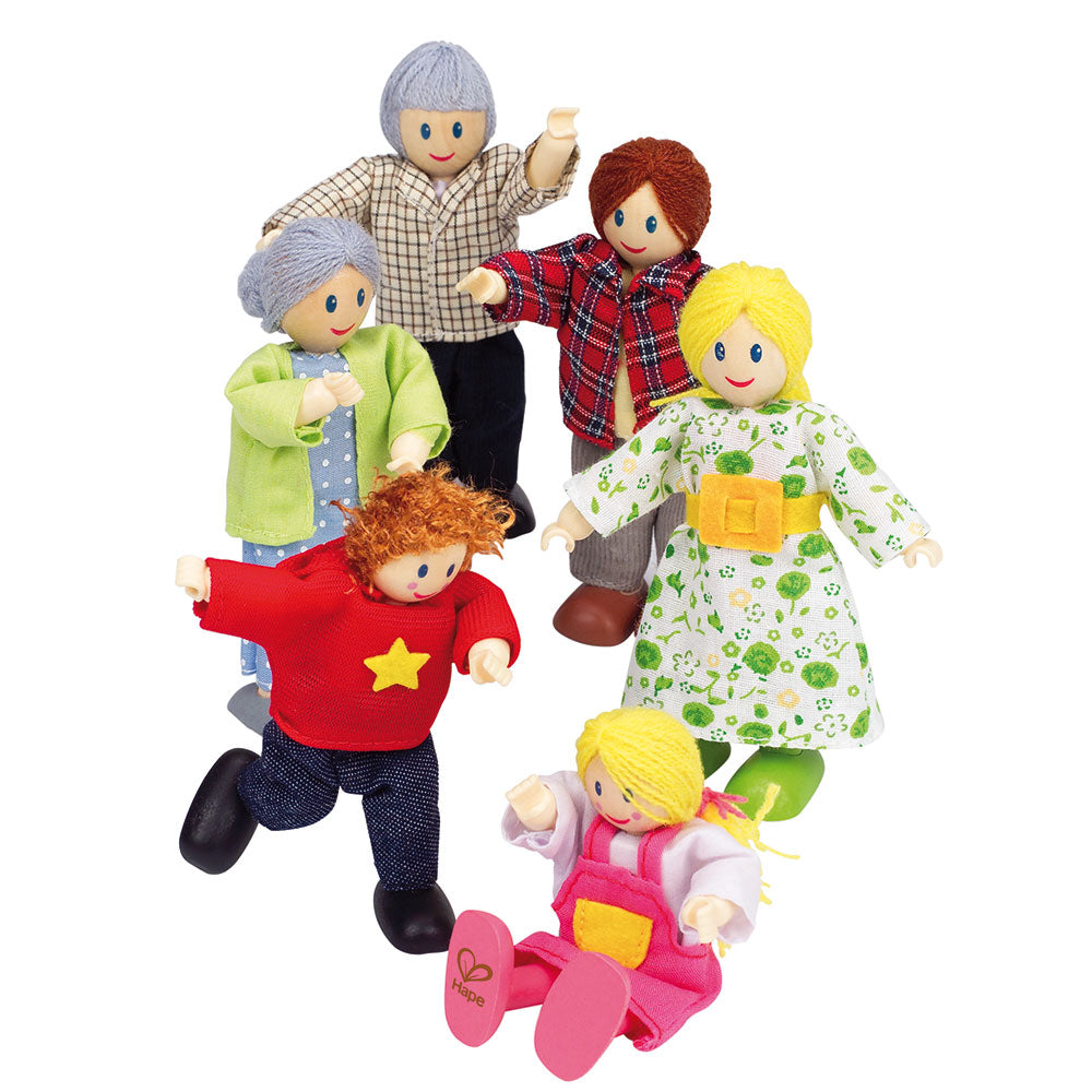 Hape dukkehusfamilie