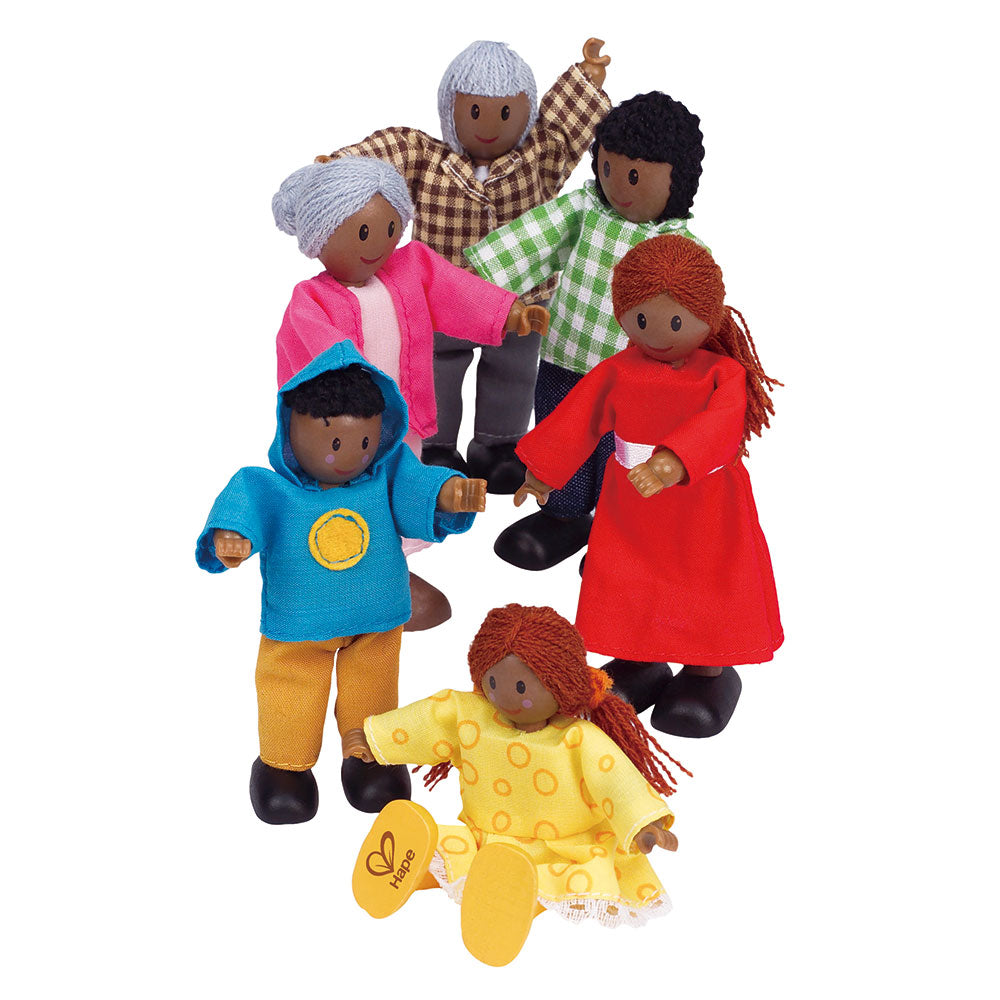 Hape dukkehusfamilie afrikansk