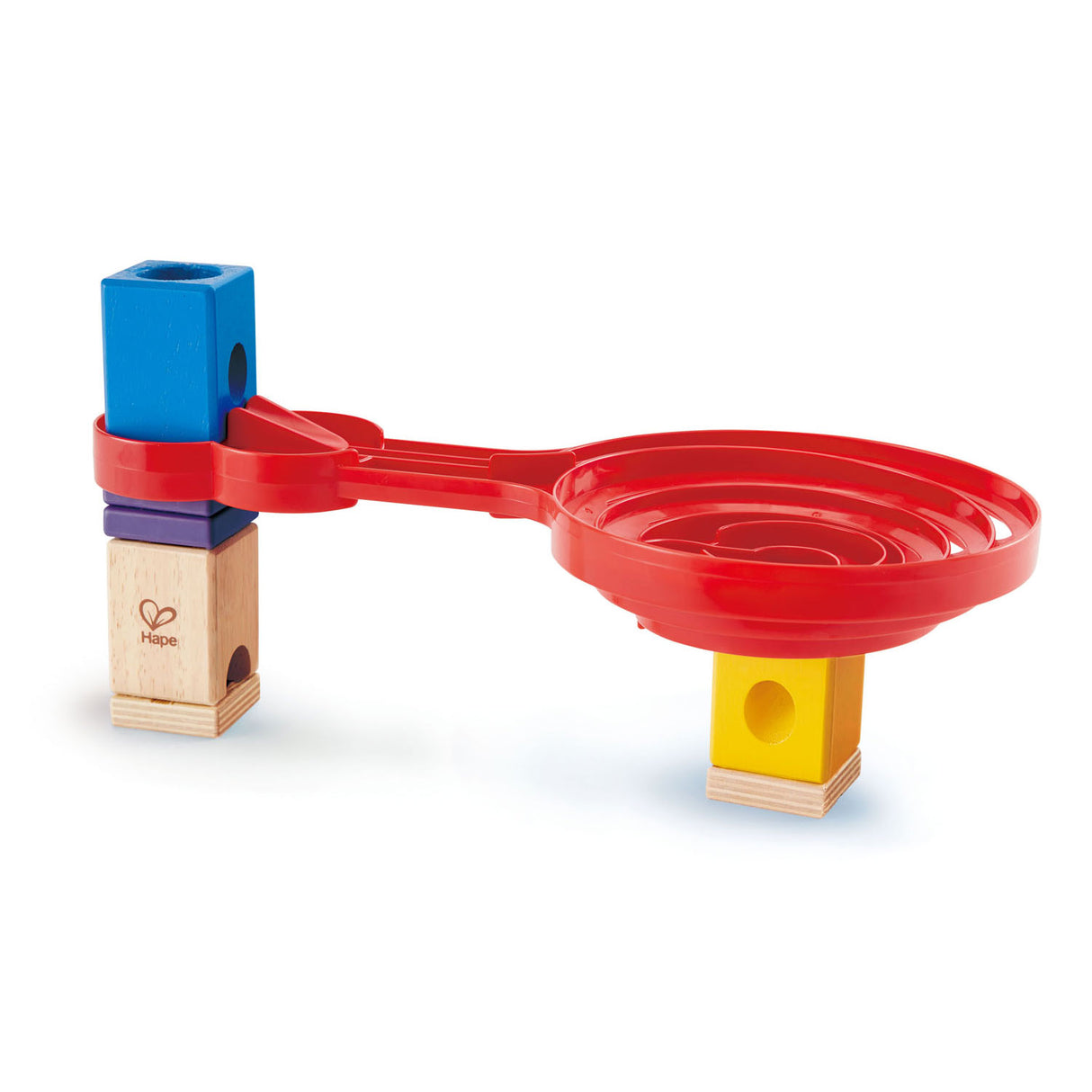 Hape quadrilla dobbeltsidet spiral twist marmor spor. 9 stk.