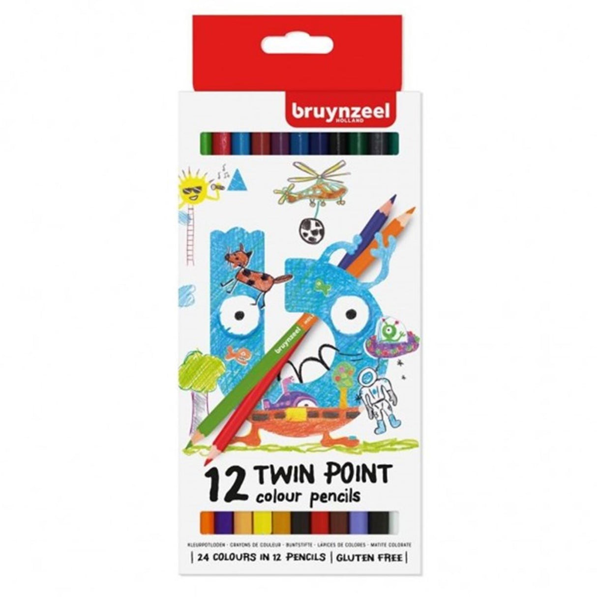 Bruynzeel 12 twin point farveblyanter