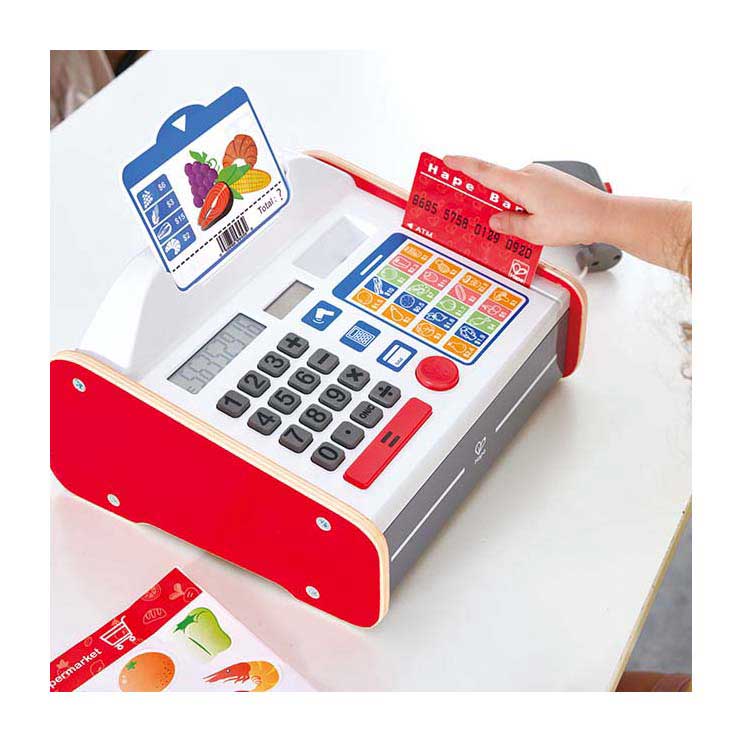 Hape interaktivt kasseapparat med lys og lyd