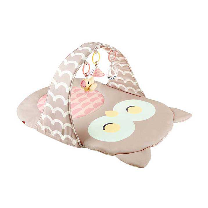 Hape play arch owl sina - babygym med rangle, spejl og bidering, fra 0 måneder