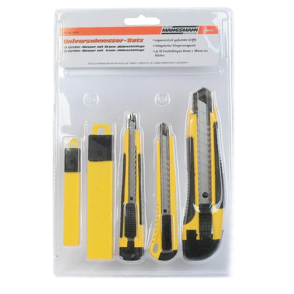 Brüder mannesmann snap-off knivsæt (hobby) - 60125