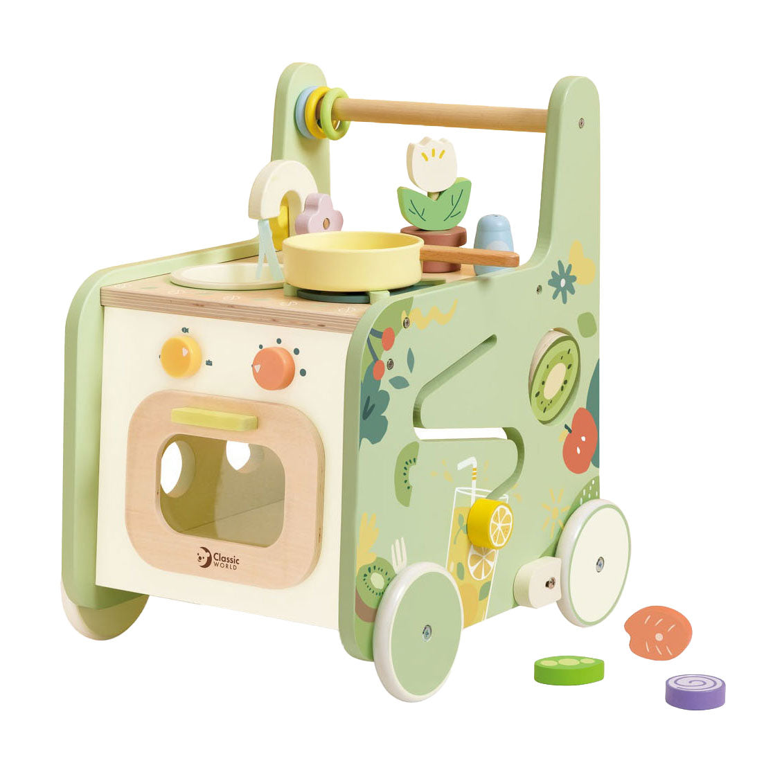 Klassisk World Wood Trolley Kitchen, 15 stykker.