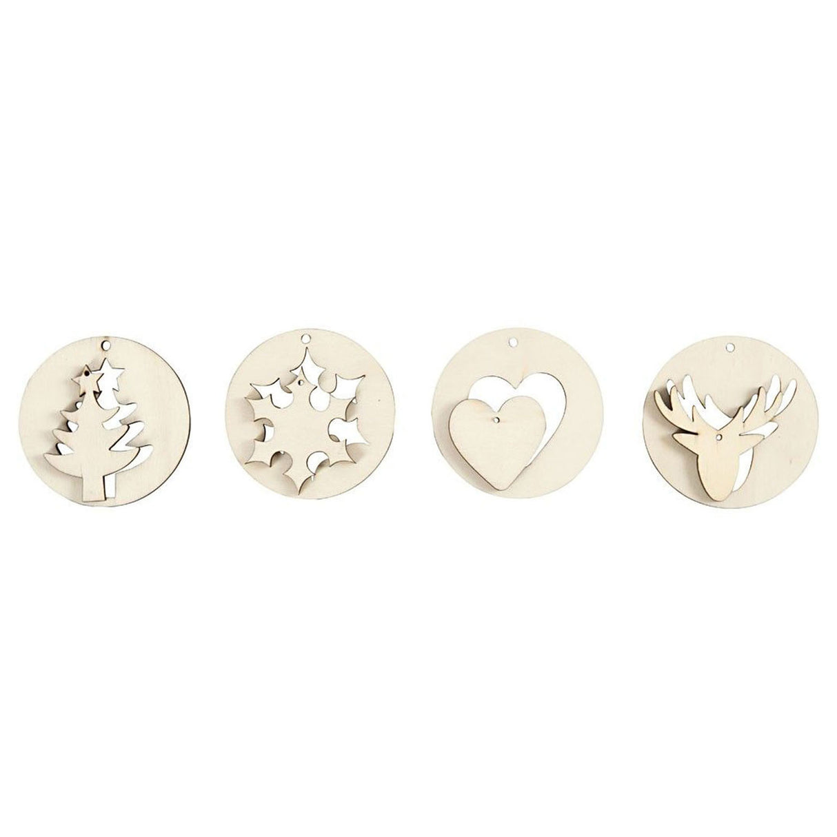 Creativ virksomhed https: www.cchobby.nl 2-in-1-hanging-decorations-d-7-cm-hole size-3-mm-thickness-4-mm-8-piece-1-box