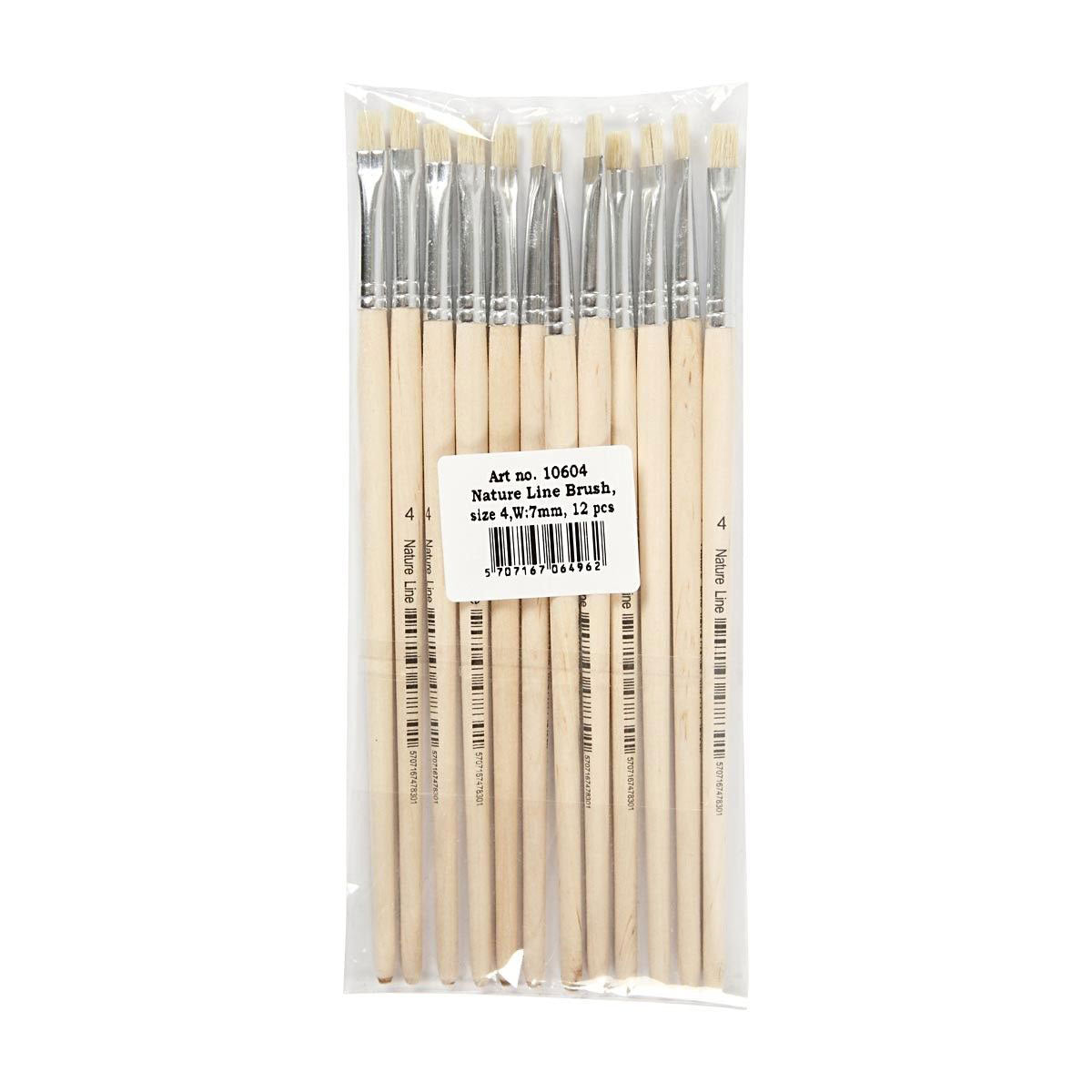 Https: www.cchobby.nl nature-line-brushes-size-4-l-18-5-cm-w-7-mm-short-handle-12-piece-1-box