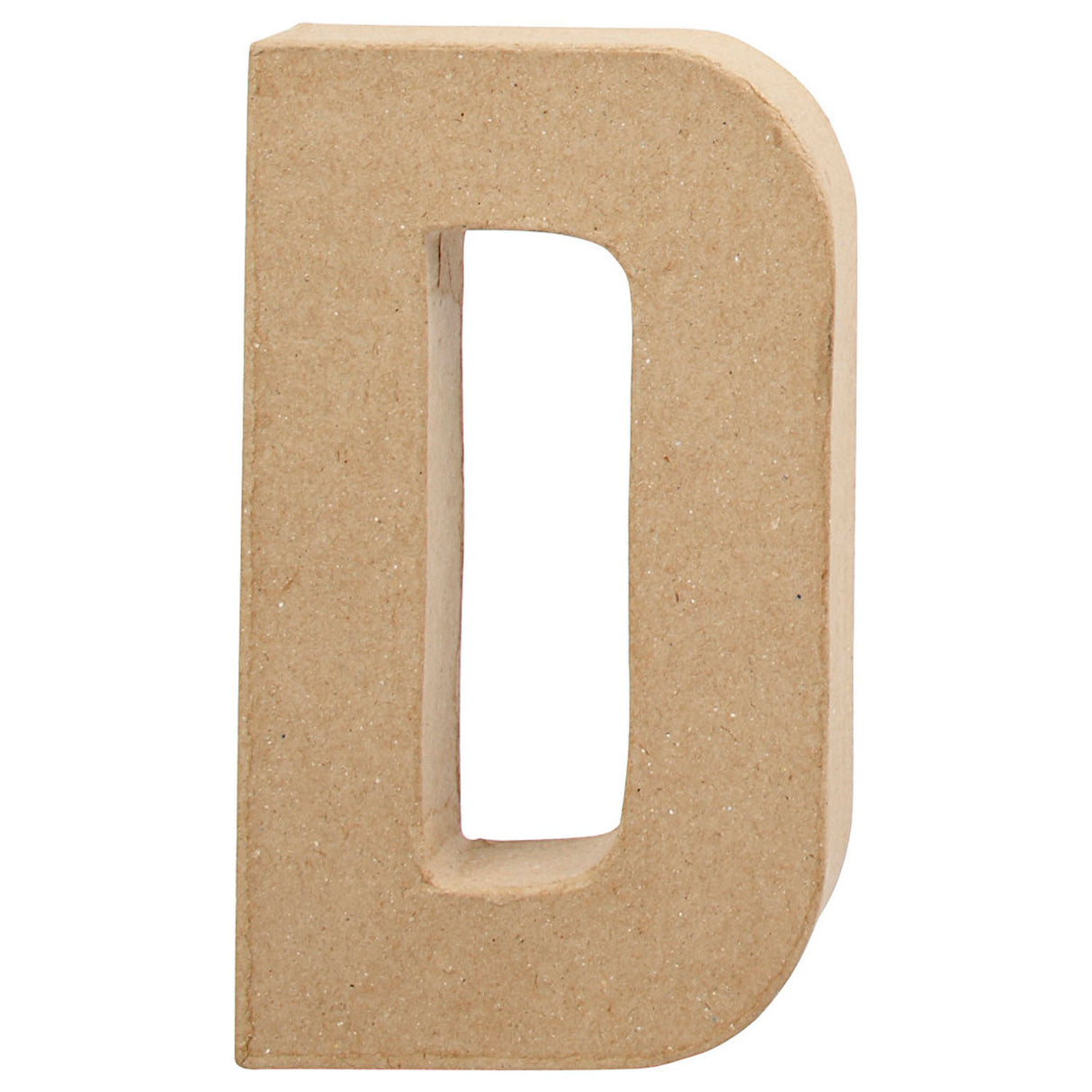 Creativ firmabogstav papmaché - d, 20,5cm