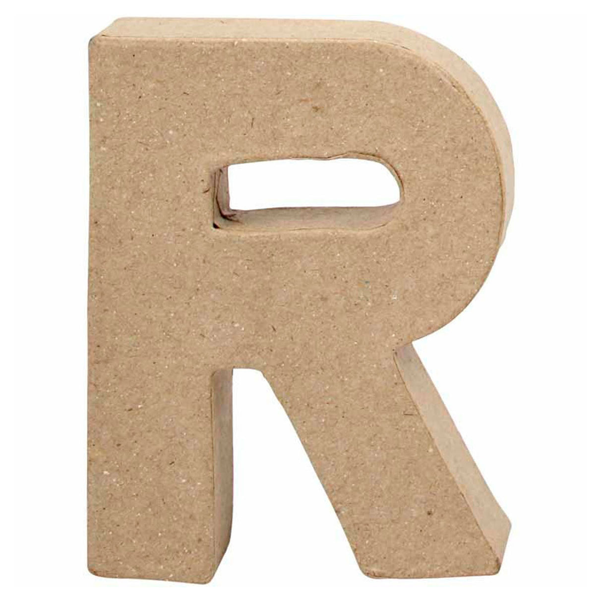 Creativ firmabogstav papmaché - r, 10cm