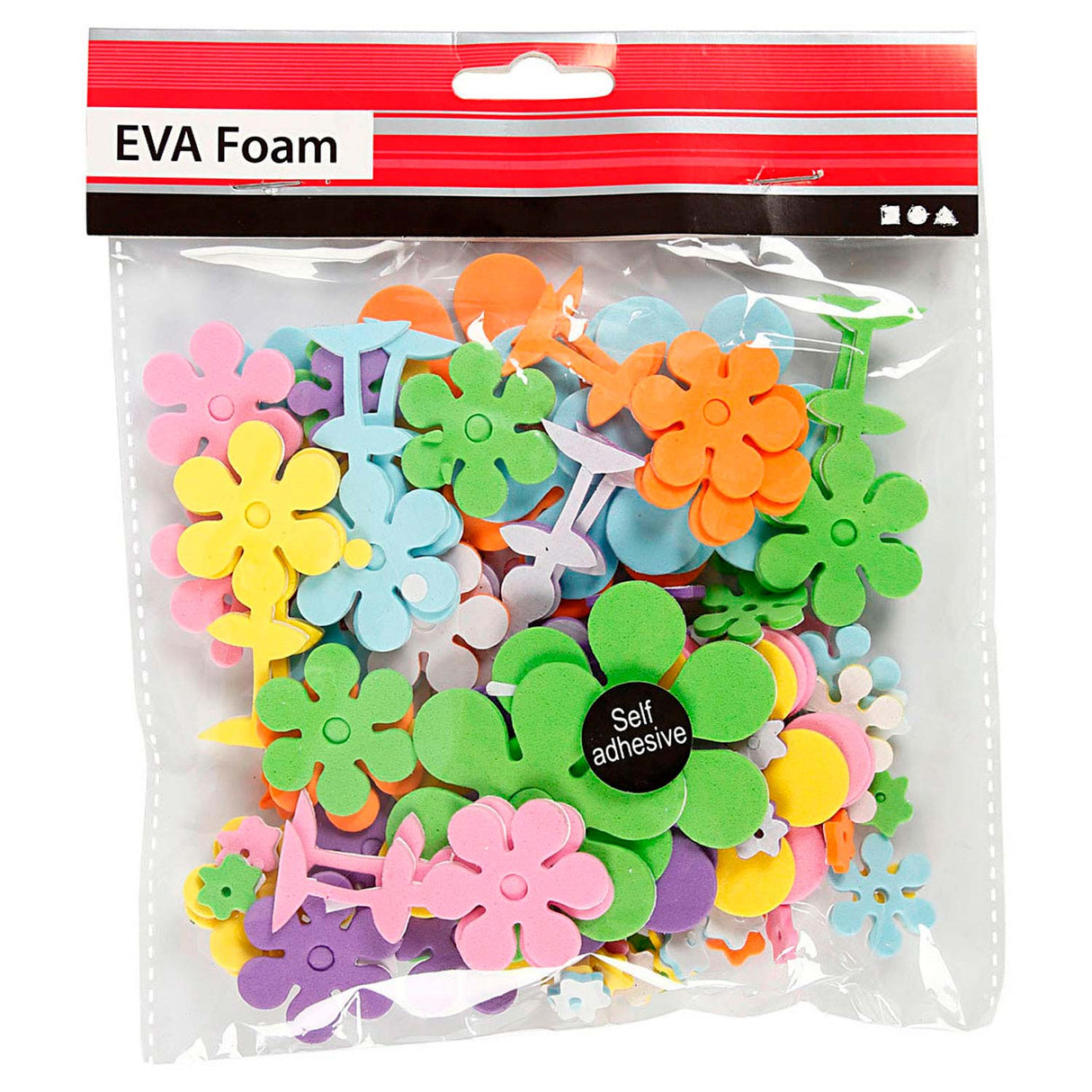 Kreativ virksomhed https: www.cchobby.nl eva-foam-vorm-bloemen-size-10-60-mm-thickness-2-mm-diverse-colours-100-piece-1-box