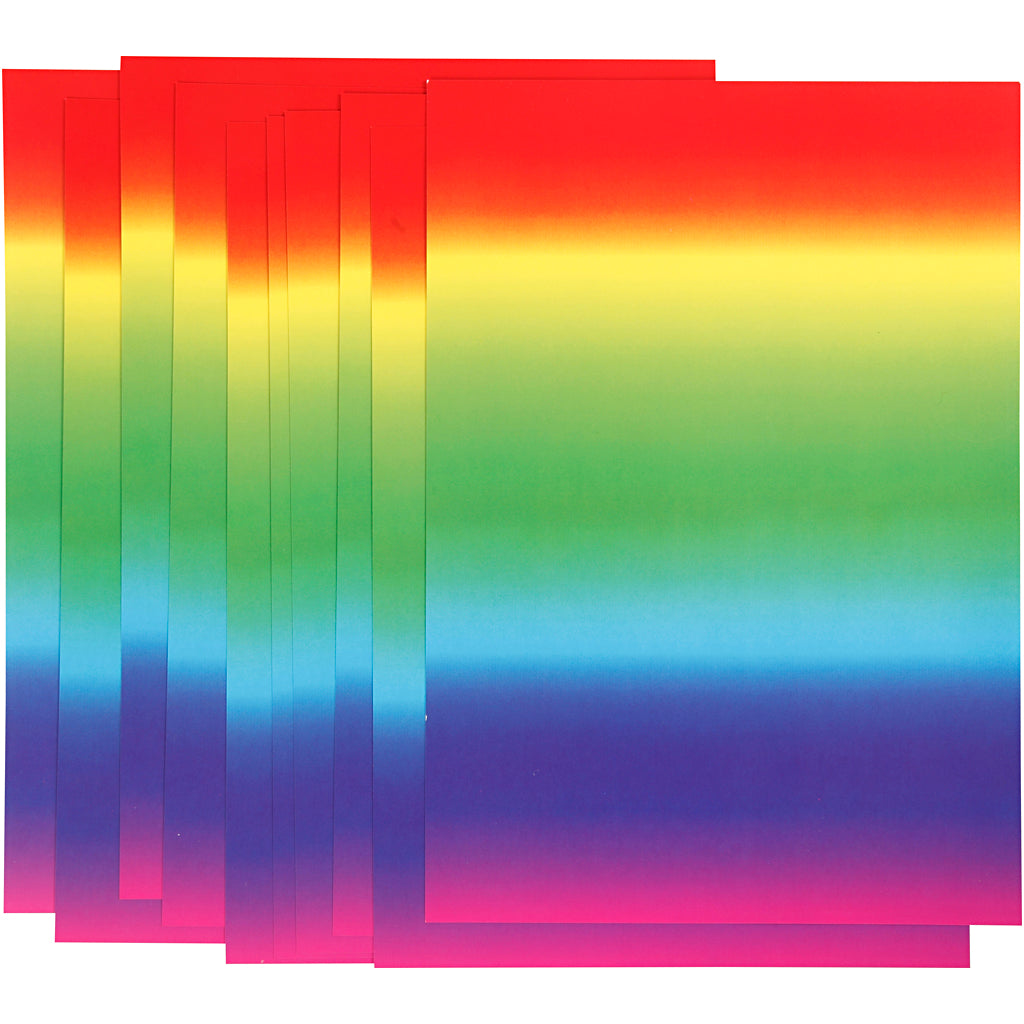 Creativ virksomhed https: www.cchobby.nl rainbow-paper-a4-sheet-210x297-mm-180-gr-10-sheet-1-box