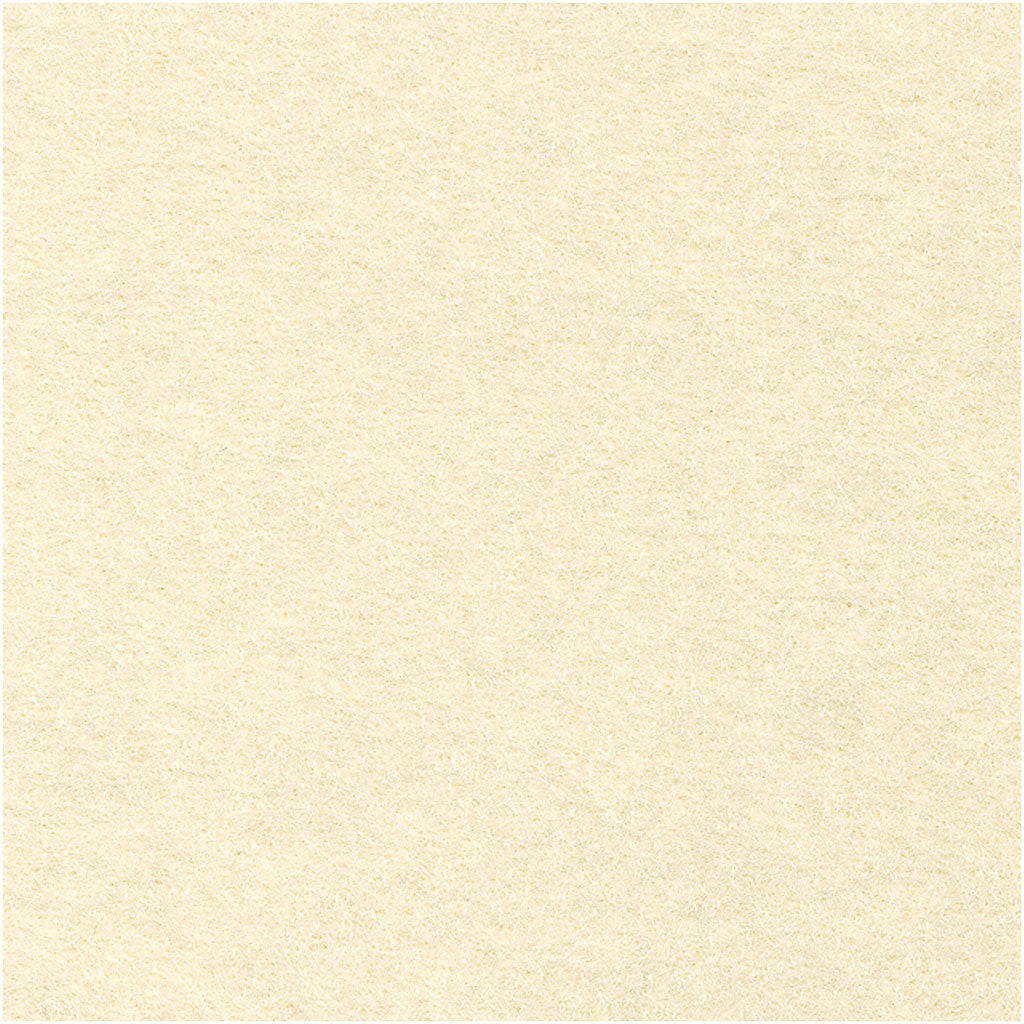 Kreativ firmahobbyfilt råhvid a4, 10 ark