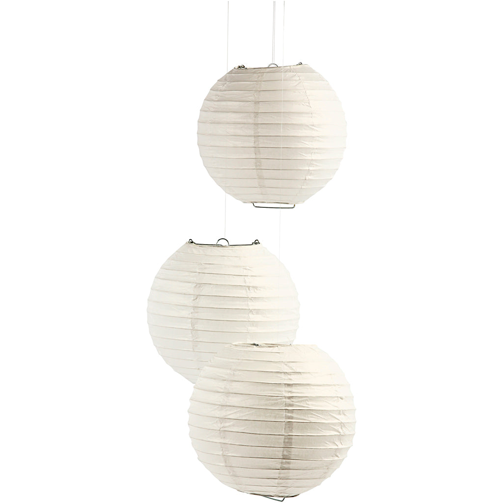 Creativ virksomhed https: www.cchobby.nl ris-papir-lampe-runde-d-35-cm-hvid-1-stykke