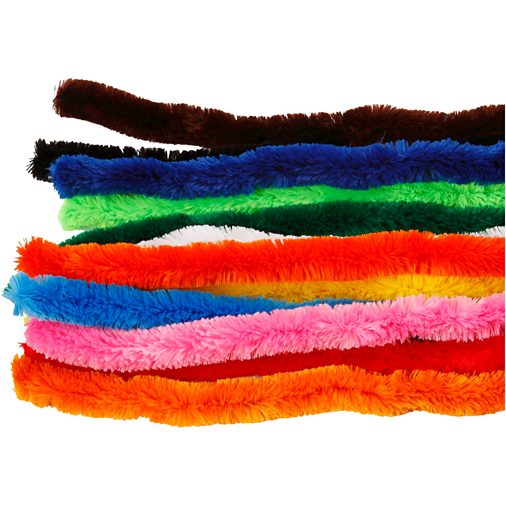 Creativ virksomhed https: www.cchobby.nl chenille-large-l-45-cm-thickness-25-mm-diverse-colours-60-div-1-box