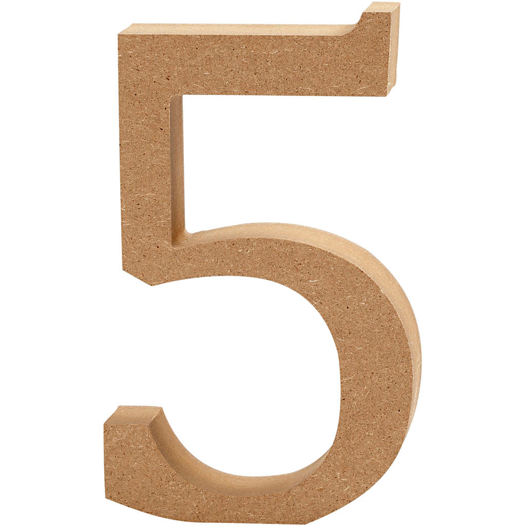Creativ Company Number 5 MDF 8cm, 1 ..